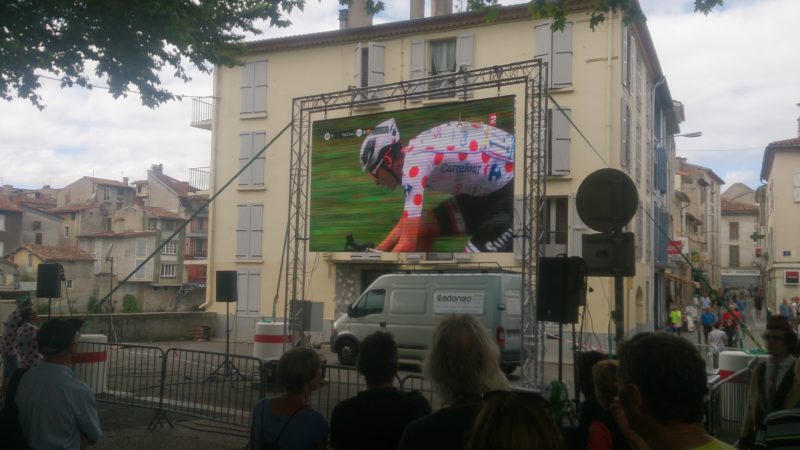 Location écran géant pour le tour de France 2017